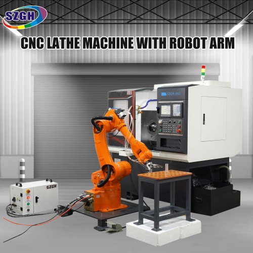 SZGH robot CNC machine tools from raw material grabbing precision processing